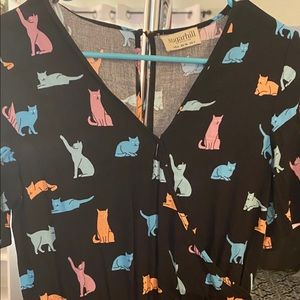 ModCloth Cat Jumpsuit.
